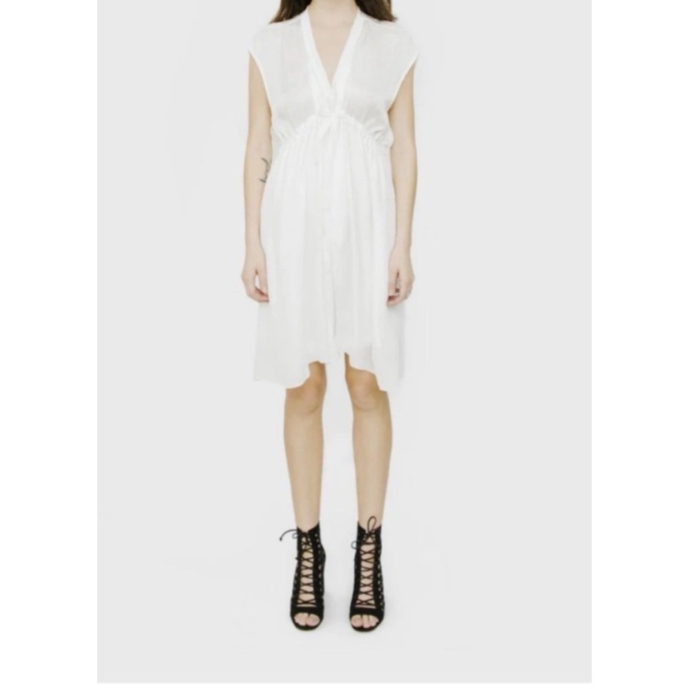 Alexander Wang Draped Short Asymmetrical Lightweight Dress 4​​​